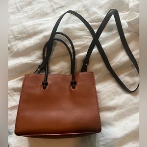 Brown and black Crossbody bag